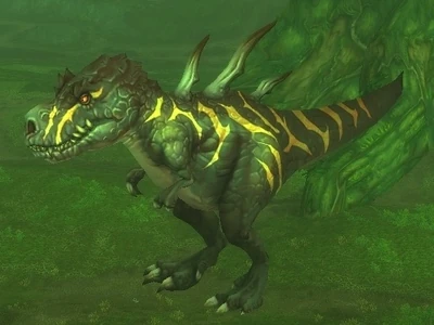 Tyrantus as he appears during the  micro-holiday in World of Warcraft.