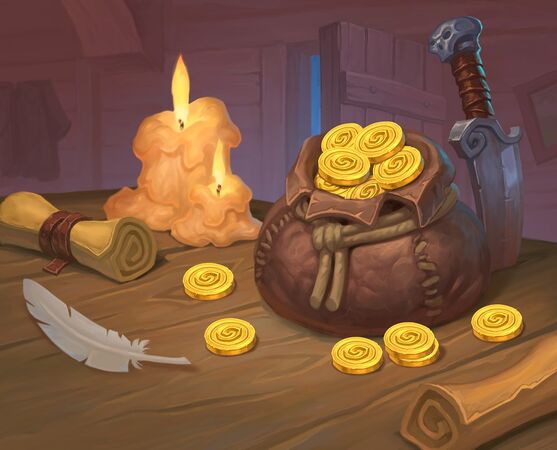 Sack of Coins, full art