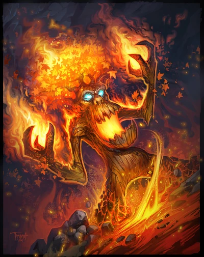 Volcanic Lumberer, full art