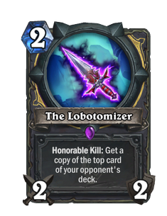 Honorable Kill Hearthstone Wiki