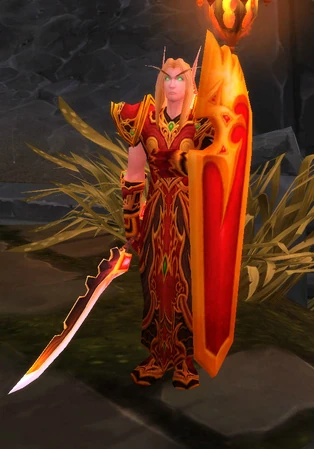 A Silvermoon Spellbreaker in World of Warcraft