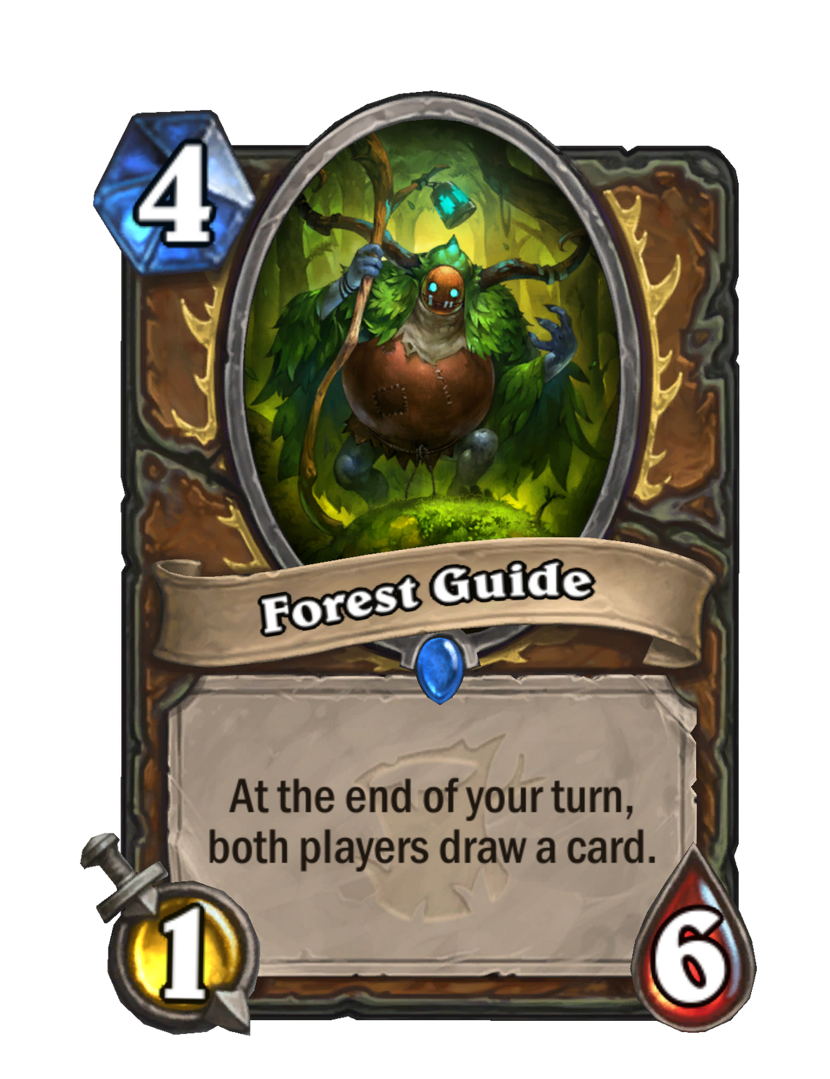 Forest guide. Hearthstone идол. Druid Card.