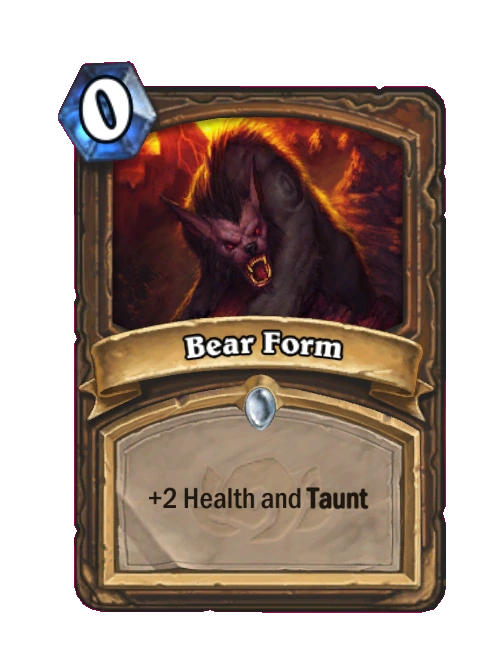 Bear Form (Classic) Hearthstone Wiki