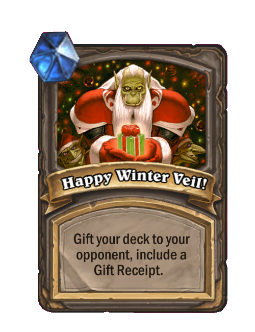 Happy Winter Veil! Hearthstone Wiki