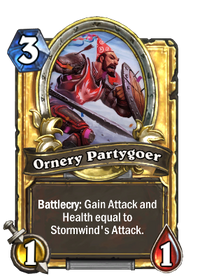 Ornery Partygoer(52630) Gold