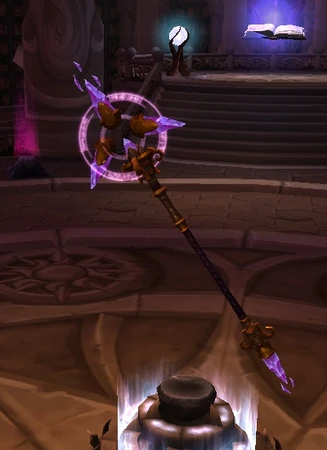 Aluneth's default appearance in World of Warcraft