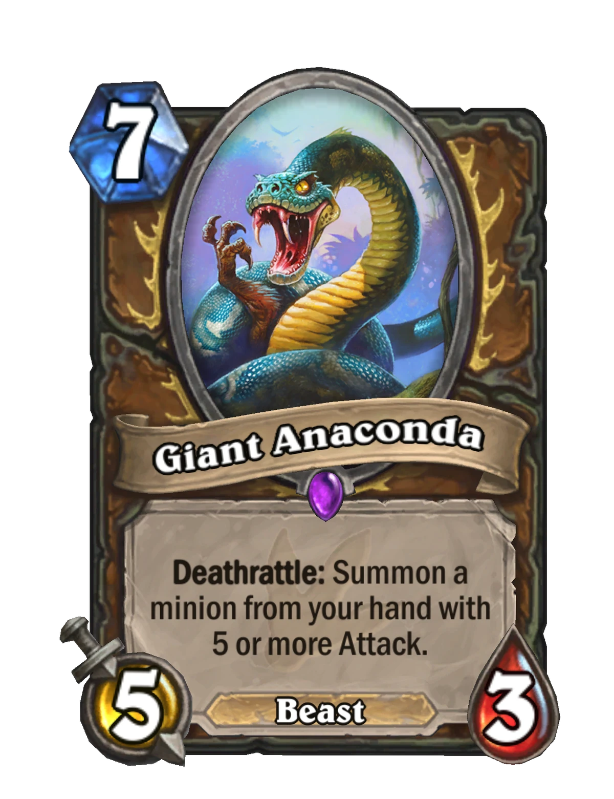 Giant Anaconda Hearthstone Wiki