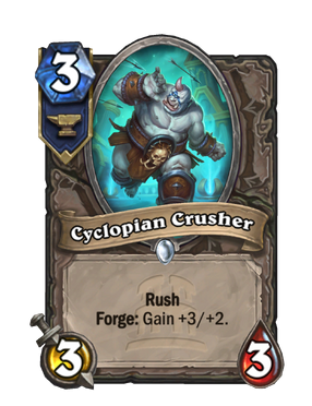 , a card with the Forge ability