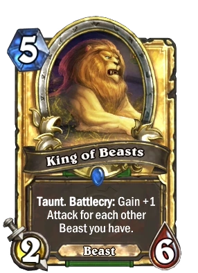 King Of Beasts Hearthstone Wiki