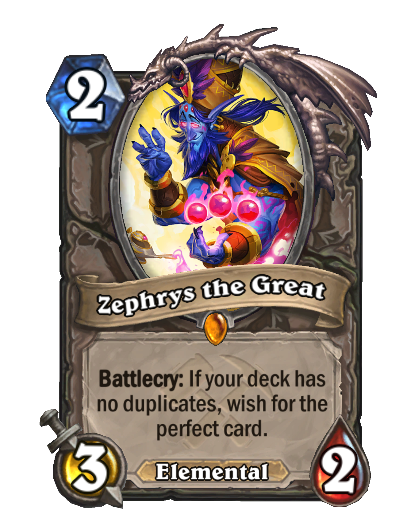 Zephrys Great - Hearthstone Wiki