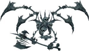 A bone wraith in World of Warcraft