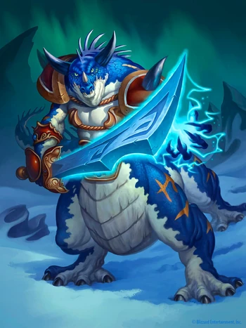 Cobalt Scalebane, full art
