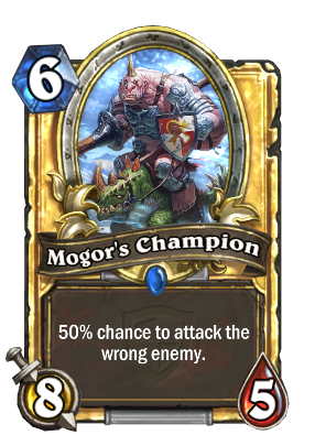 narre Windswept Engager Mogor's Champion - Hearthstone Wiki