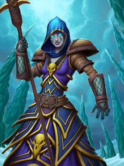 Grim Necromancer, full art