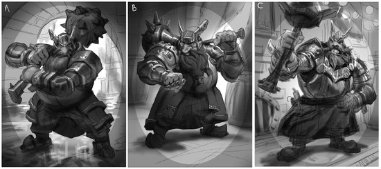 Grimestreet Enforcer concept art