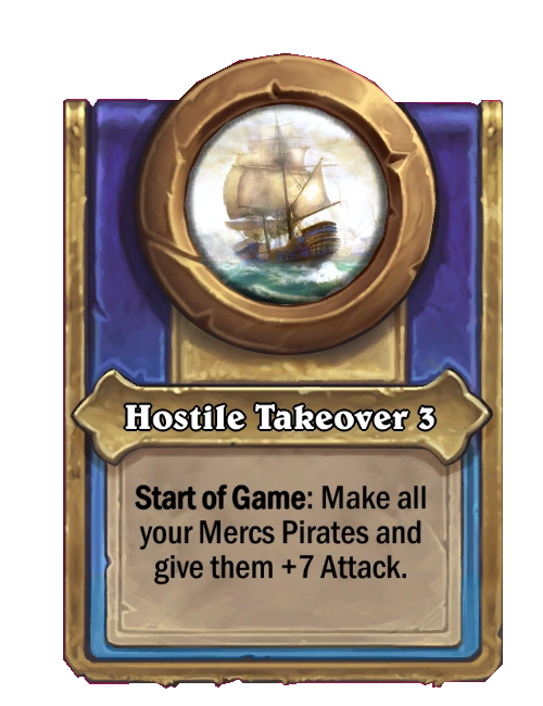 Mercenaries/Hostile Takeover 3 Hearthstone Wiki
