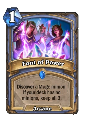 Font Of Power Hearthstone Wiki