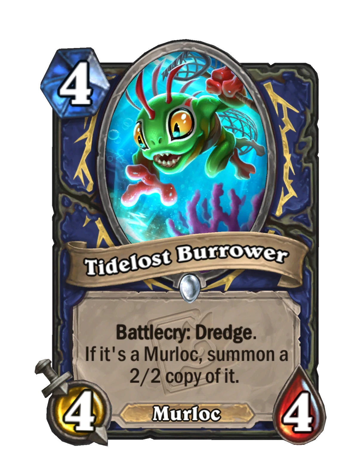 Tidelost Burrower Hearthstone Wiki