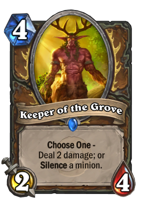 Keeper Of The Grove Hearthstone Wiki