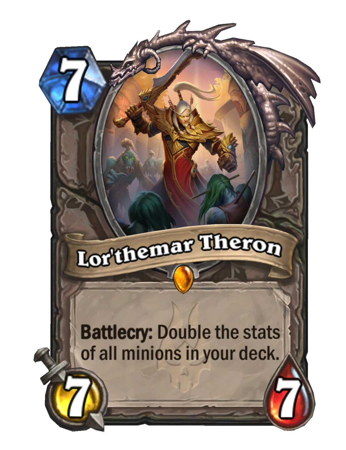 Stepfather Lor'themar - New Hearthstone Wiki