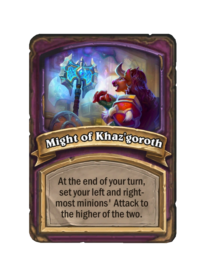 Battlegrounds/Might of Khaz'goroth Hearthstone Wiki