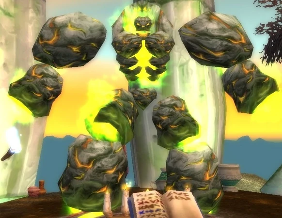 An infernal in World of Warcraft