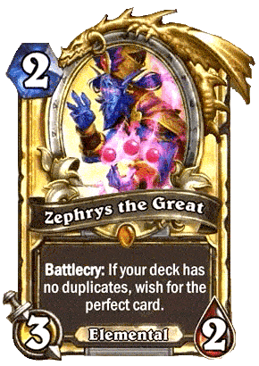 Zephrys The Great Hearthstone Wiki Zephrys The Great Hearthstone Wiki