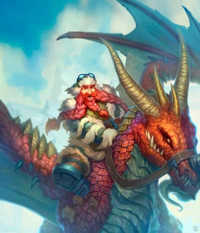 Dragonrider Brann, full art