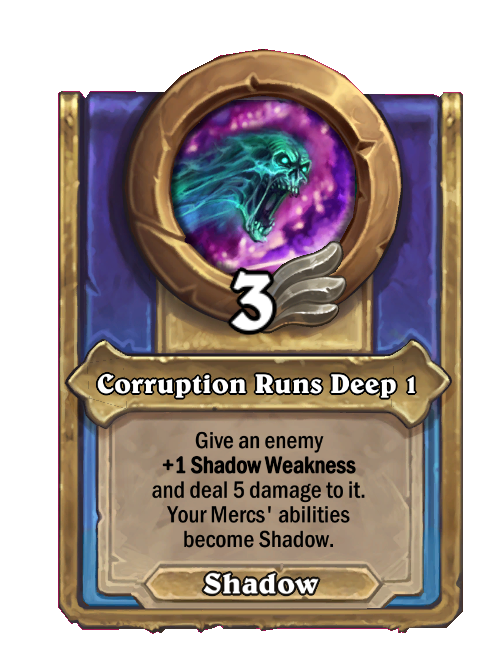 Shadow Weakness - Hearthstone Wiki