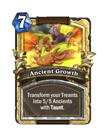 Ancient Growth - Hearthstone Wiki
