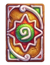 The "Winter Veil Treat" card back, awarding for completing this Brawl