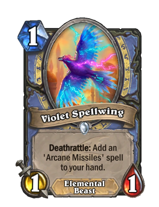 Violet Spellwing Hearthstone Wiki