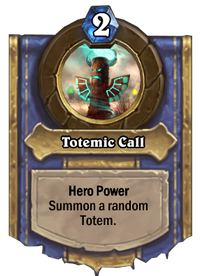 totemic call morgl the oracle hearthstone wiki fandom