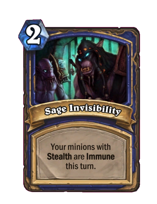 Sage Invisibility Hearthstone Wiki