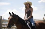 Amy on a horse