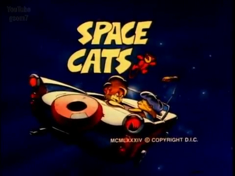 cartoon space kitty