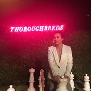 Leigh at the Thoroughbreds screening.