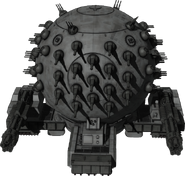 Front view of the Gatling 033