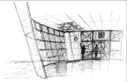 Concept art of the club's entrance
