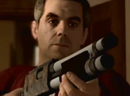 Brad with his shotgun