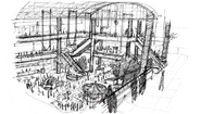 Sketch of the mall