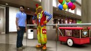 Ethan and clown