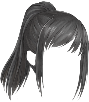 HD White Long Anime Girl Hair PNG  Hair png, Anime long hair, Anime hair