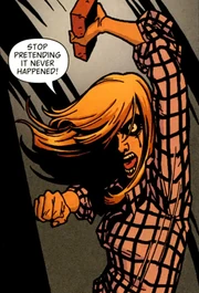 Gemma and her trusty brick