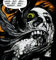 Marcus Molloy in the final stages of his transformation