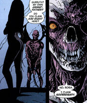 A battered Nergal tries to take his throne from 