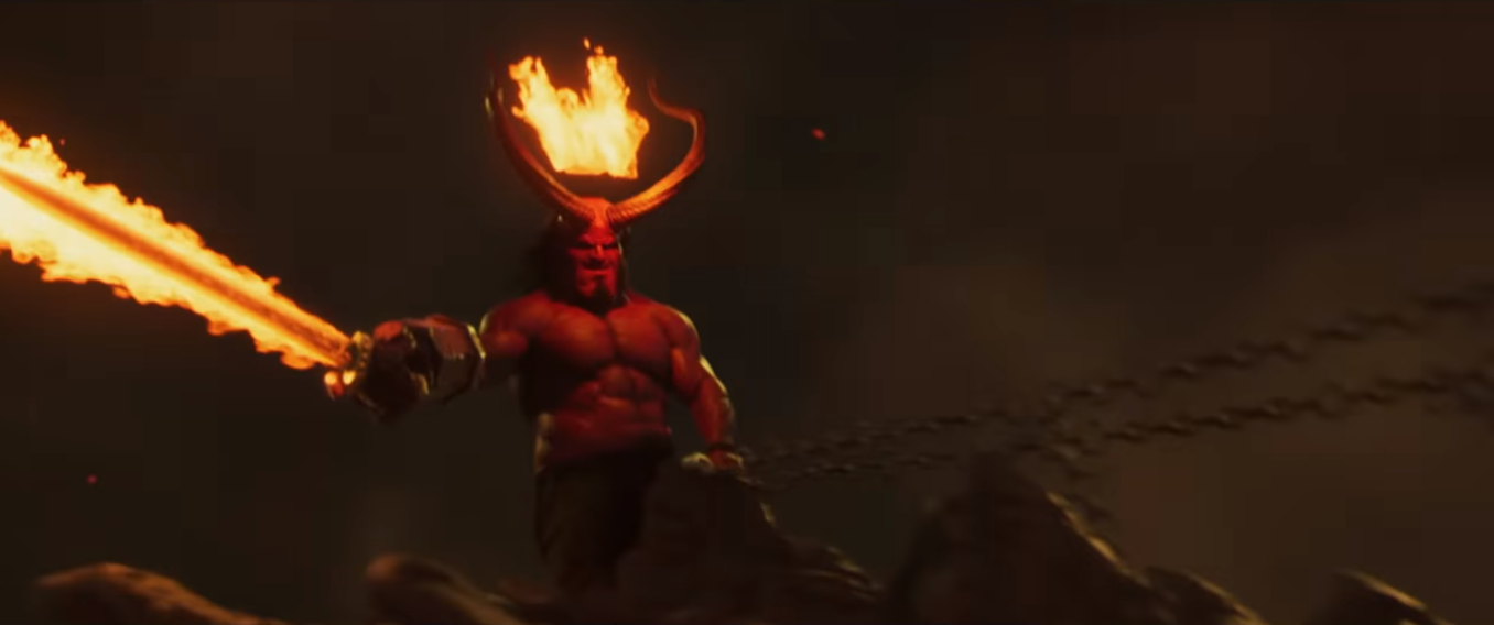 all people with superpowers in the new hellboy movie