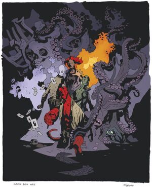 Hellboy - The Board Game (packaging art)