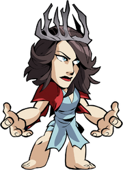 The 2019 film iteration of Nimue, as she appears in Brawlhalla.