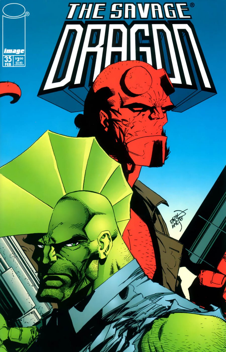 Savage Dragon, Hellboy Brasil